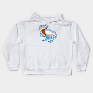 Transosaurus Rex (feathered) - Transgender Pride Kids Hoodie